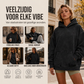 🔥 Streetwear Favoriet ✨ Unisex Oversized Hoodie met Acid-Wash Look – Casual, Comfortabel & Trendy 🖤