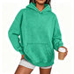 🔥 Streetwear Favoriet ✨ Unisex Oversized Hoodie met Acid-Wash Look – Casual, Comfortabel & Trendy 🖤