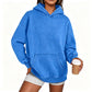🔥 Streetwear Favoriet ✨ Unisex Oversized Hoodie met Acid-Wash Look – Casual, Comfortabel & Trendy 🖤