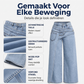 🔥 Trend Alert ✨ Trendy Damesjeans met Asymmetrische Overlap & Wijde Pijpen – Modern, Comfortabel & Flatterend 👖