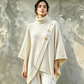 🛍️ Must‑have Item 💫 Dames Asymmetric Col Poncho Gebreide Trui – Uniek Zacht & Opvallend Ontwerp