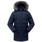 💎 Fantastische Pasvorm 💫 Heren Middenlengte Winterjack – Winddicht Thermisch en Warm voor Koude Dagen