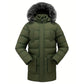 💎 Fantastische Pasvorm 💫 Heren Middenlengte Winterjack – Winddicht Thermisch en Warm voor Koude Dagen
