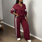 💕 Jouw Nieuwe Favoriet 💫 Dames Casual Sweatshirt en Wijde Pijpen Broek Set – Relaxed Zacht en Complete Outfit