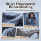 🌟 Populaire Stijl 💫 Dames Winter Gedrukte Hoodie van Katoen-Linnen Mix met Warme Pluche Voering – Zacht Warm & Trendy
