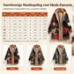 🌟 Populaire Stijl 💫 Dames Winter Gedrukte Hoodie van Katoen-Linnen Mix met Warme Pluche Voering – Zacht Warm & Trendy