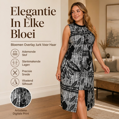 🛍️ Must‑have Item 💫 Chic Dames 2‑delige Mouwloze Faux Jurk – Elegant Vrouwelijk en Opvallend Feestelijk