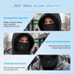 ❄Frisse Collectie 💫 Warmtehoed met Pluchen Voering Verdikt en Ingebouwd Gezichtsmasker – Windwerend Comfortabel & Ideaal Voor Koude Weer