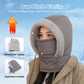❄Frisse Collectie 💫 Warmtehoed met Pluchen Voering Verdikt en Ingebouwd Gezichtsmasker – Windwerend Comfortabel & Ideaal Voor Koude Weer