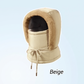 ❄Frisse Collectie 💫 Warmtehoed met Pluchen Voering Verdikt en Ingebouwd Gezichtsmasker – Windwerend Comfortabel & Ideaal Voor Koude Weer