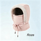 ❄Frisse Collectie 💫 Warmtehoed met Pluchen Voering Verdikt en Ingebouwd Gezichtsmasker – Windwerend Comfortabel & Ideaal Voor Koude Weer