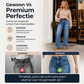 Casual rekbare jeans met hoge taille voor dames