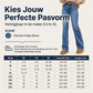 Casual rekbare jeans met hoge taille voor dames
