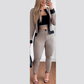 🛍️ Speciale Aanbieding — Damescardigan buisvormig topje en broek – 3-delige set ✨ zacht stof veelzijdig te combineren voor dagelijks stijl