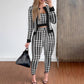 🛍️ Speciale Aanbieding — Damescardigan buisvormig topje en broek – 3-delige set ✨ zacht stof veelzijdig te combineren voor dagelijks stijl
