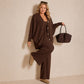 🏆 Bestseller — Dames 3-delige Gebreide Loungewear Set ✨ ultrazacht gebreid comfortabele pasvorm voor thuis en casual uitjes