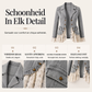 Dames jeansjas met revers en kantzoom
