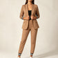 ✨ Nieuwe Collectie — Blazer met open voorkant en broekenset voor dames ✨ stijlvol passend voor kantoor en feestelijke gelegenheden