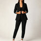 ✨ Nieuwe Collectie — Blazer met open voorkant en broekenset voor dames ✨ stijlvol passend voor kantoor en feestelijke gelegenheden