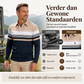 💎 Exclusieve Deal ✨ Klassiek Gestreept Colorblock Shirt voor Heren – Trendy Casual Overhemd met Moderne Uitstraling