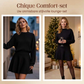 ❄️ Winter Favoriet ✨ Dames Gebreide Mini-Jurk met A-Lijn & Mock Nek – Elegante Warme Trui Jurk met Comfortabele Pasvorm