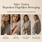 Dames Gebreide Cape Poncho Trui met Knopen