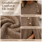 Dames Gebreide Cape Poncho Trui met Knopen