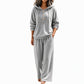 ✨ Nieuwe Collectie 🤍 Dames Hoodie & Lounge Broek Set – Comfortabele Pasvorm, Casual Stijl en Perfect voor Ontspannen Dagen