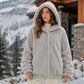 ❄️ Winter Must-Have 🤎 Warme Dames Hoodiejas – Comfortabel, Casual & Perfect voor Koude Dagen ✨