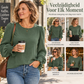 ✨ 50% KORTING 💕 Elegante Damesblouse met Ronde Hals en Smockdetails – Vrouwelijk, Comfortabel & Tijdloos Stijlvol 👚