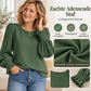 ✨ 50% KORTING 💕 Elegante Damesblouse met Ronde Hals en Smockdetails – Vrouwelijk, Comfortabel & Tijdloos Stijlvol 👚
