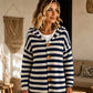 🍂 50% KORTING ✨ Gestreept Gebreid Damesvest met Capuchon – Casual, Comfortabel & Tijdloos Stijlvol 🧶