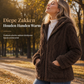 Casual damesvest van pluche effen kleur