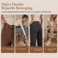 Dames jeans met losse pasvorm en rechte pijp