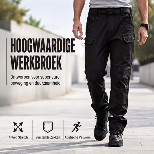 ✨ Outdoor Stretch Cargobroek voor Heren 🥾 Elastisch, Duurzaam & Functioneel voor Wandelen en Reizen ✨
