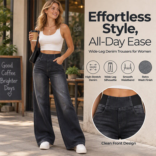 ✨💙Casual wijde stretch jeans voor dames👖