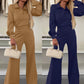 ✨Gratis verzending🤩 Nieuw Binnen! Damespak met Reversblouse & Wijde Broek – Stijlvol Comfort voor Elke Dag 👗