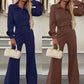 ✨Gratis verzending🤩 Nieuw Binnen! Damespak met Reversblouse & Wijde Broek – Stijlvol Comfort voor Elke Dag 👗